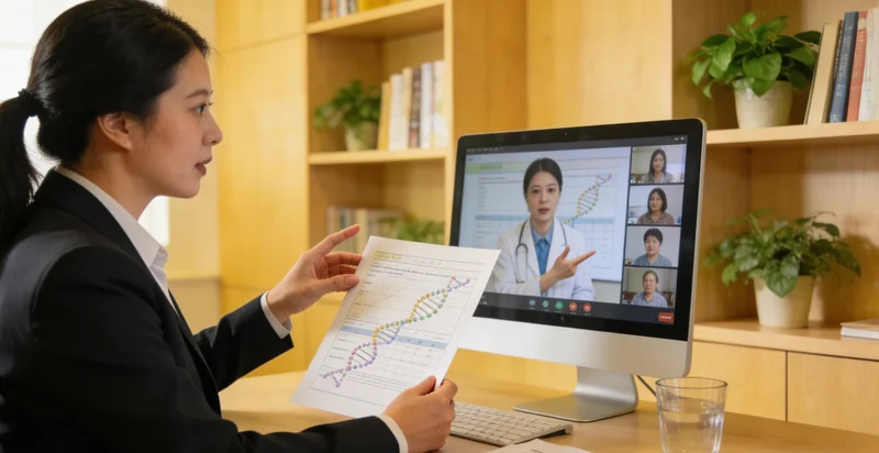 黄冈家庭进行遗传咨询绘制家族谱