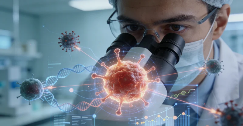 百色医院医生与患者讨论基因检测