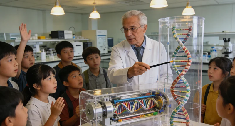 开平遗传咨询师向家庭讲解基因报