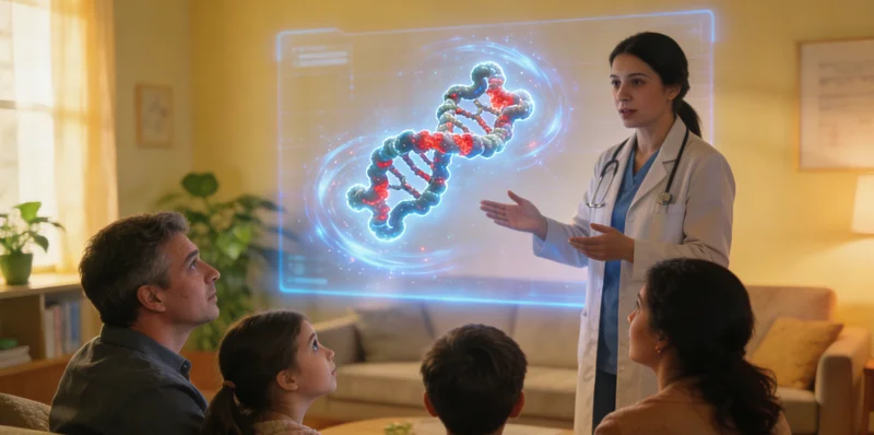 广州遗传咨询门诊医生与家庭成员