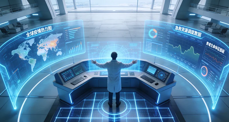 库尔勒家庭在一起讨论健康报告规