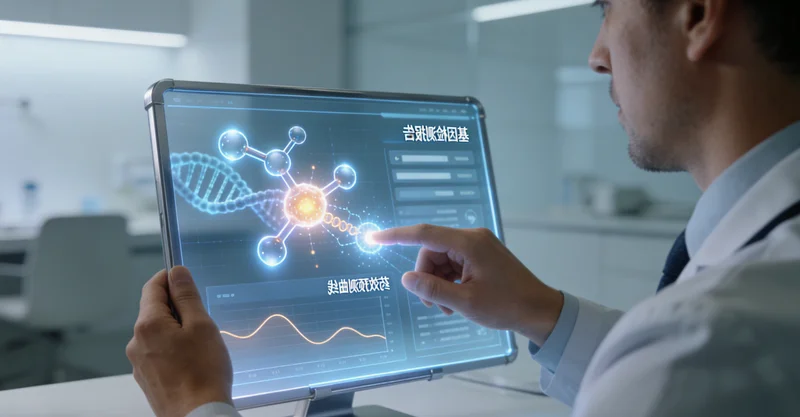 专业实验室进行高通量基因测序分