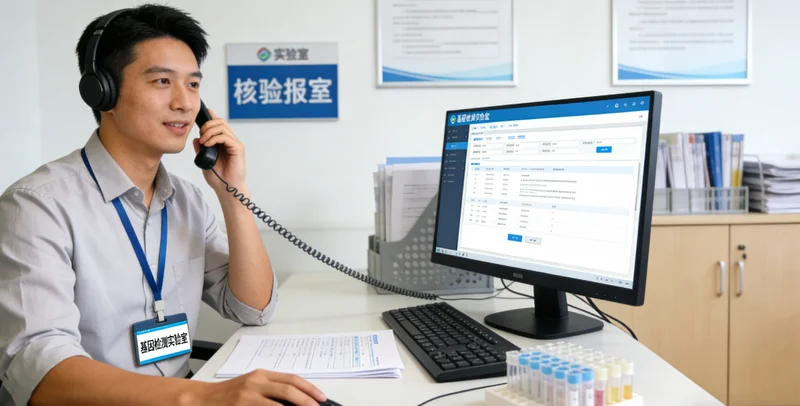 香格里拉女性进行遗传咨询场景