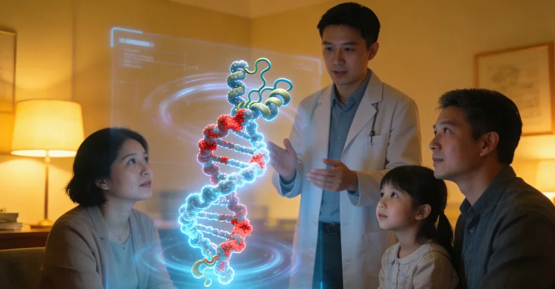 和田家庭向医生咨询遗传性心脏病