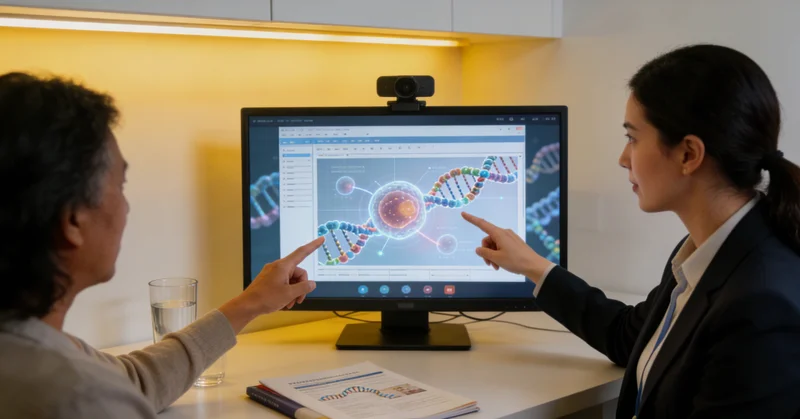 新泰遗传咨询医生与患者沟通基因