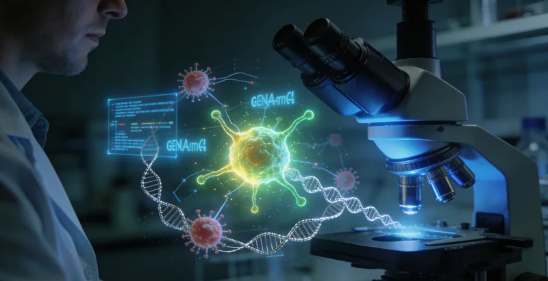 同江医生与肺癌患者家属沟通基因