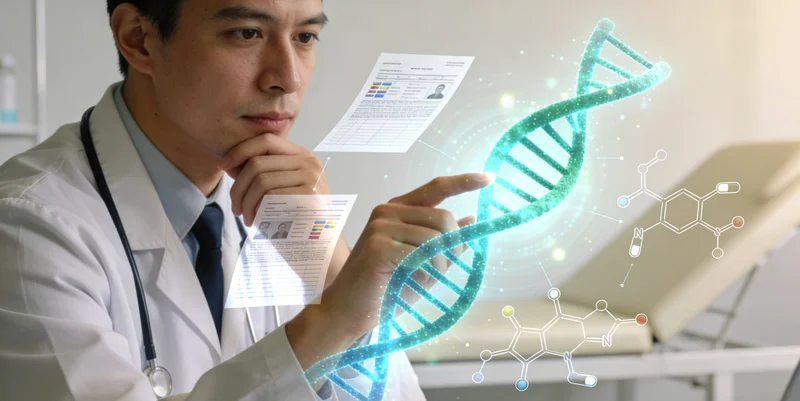 齐齐哈尔医生结合基因报告为患者