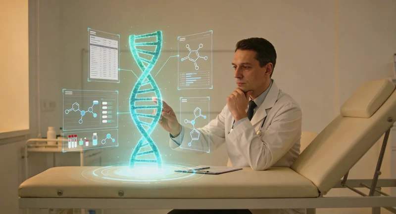 达茂旗家庭共同查看基因检测报告