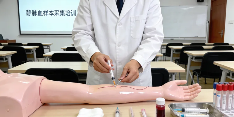 南昌护士进行静脉采血用于基因检