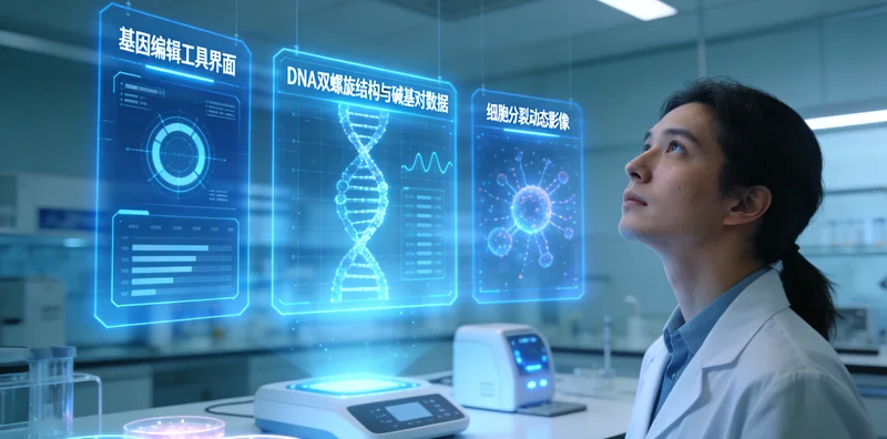 黄山医生与患者进行基因检测报告