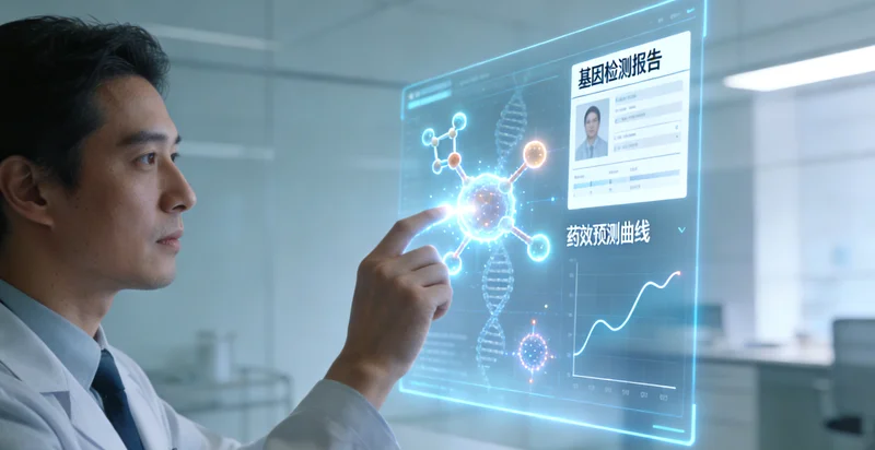 瑞昌医生与患者家属沟通肿瘤基因