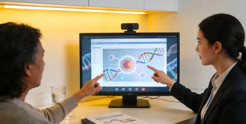 汝州遗传咨询门诊医生解读报告场