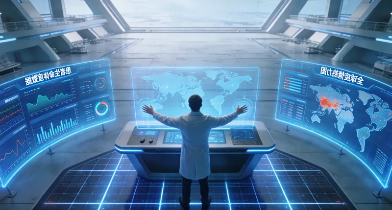 新星护士为新生儿进行无痛样本采