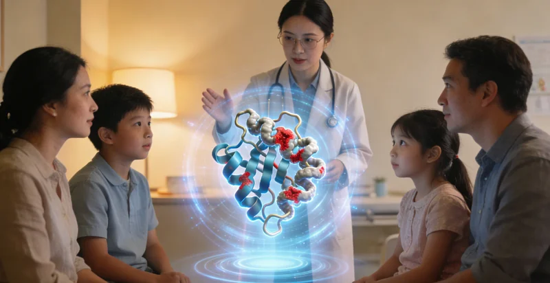 旬阳遗传咨询师与家庭面对面沟通