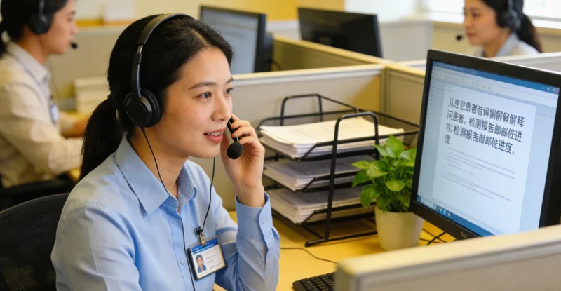 甘南地区医生向居民解读基因检测