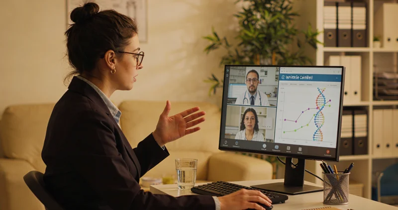 银川女性与遗传咨询师沟通家庭健