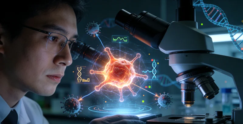 丹东肺癌患者与医生讨论基因检测