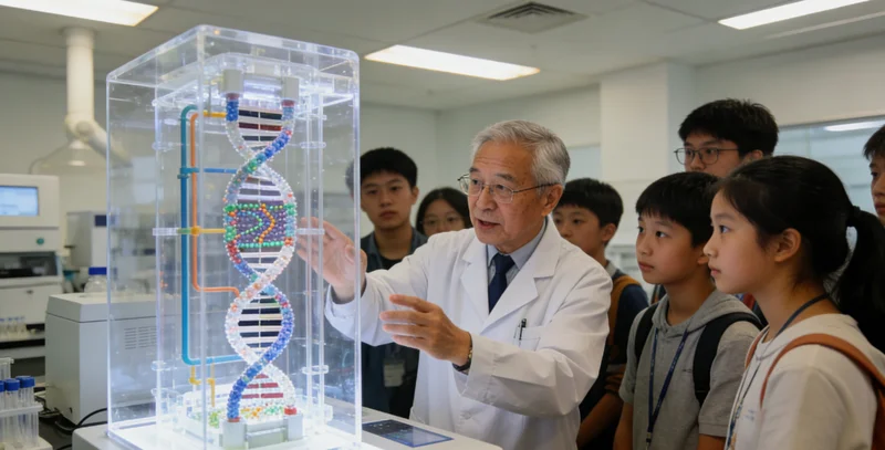 阿右旗医生向患者解读基因检测报