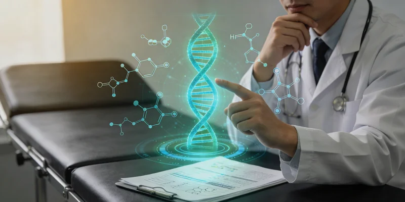 枝江遗传咨询师在诊室与咨询者沟