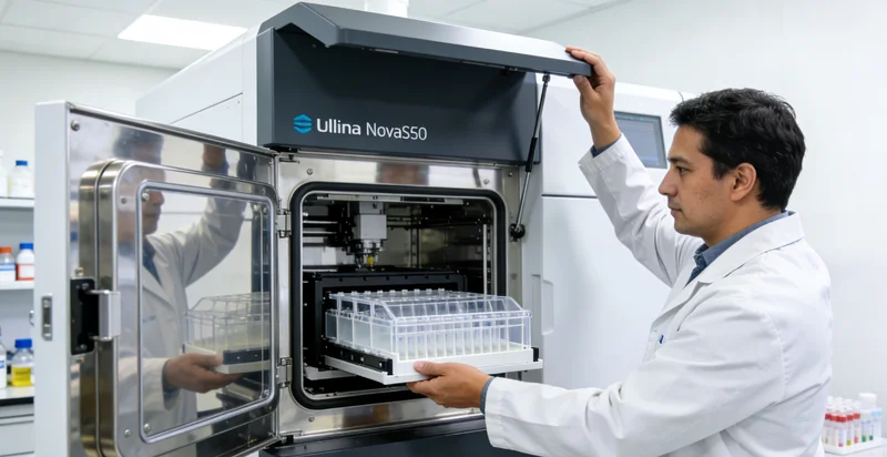 盘锦医学实验室内部基因测序设备