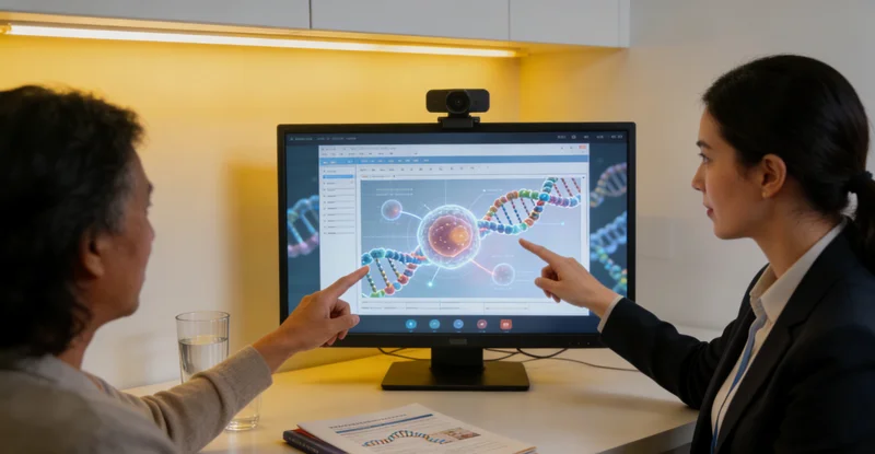 赣州医院遗传咨询门诊医生与患者