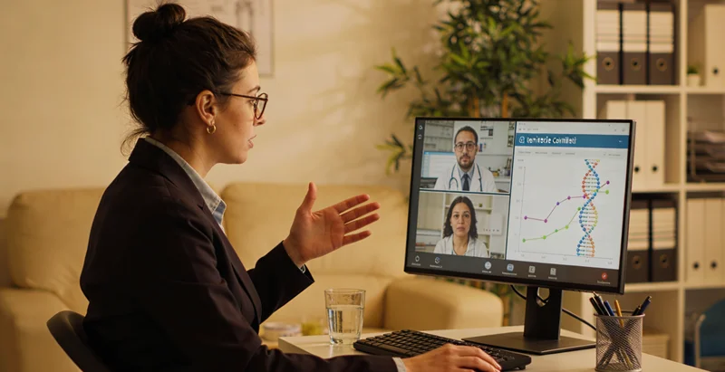 龙井临床遗传检测咨询门诊场景