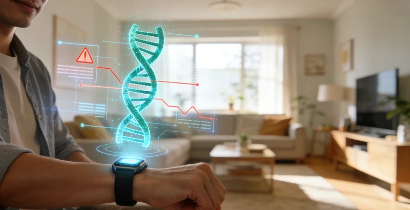 涿州肺癌患者与医生共同查看基因