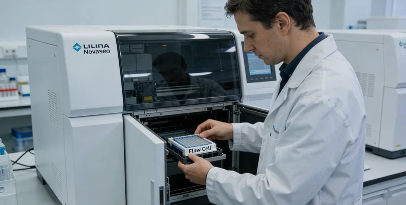 专业实验室进行基因测序数据分析