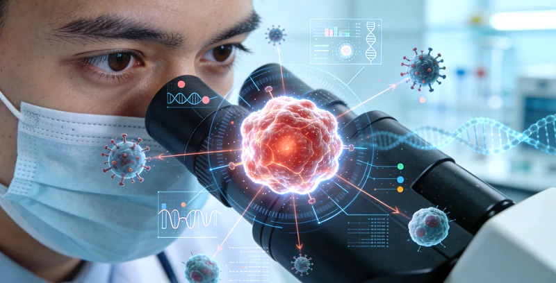 临沂肠癌免疫治疗概念图