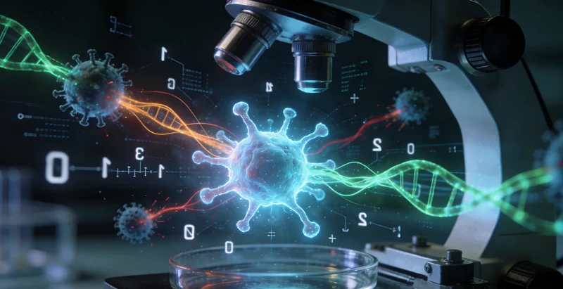 专业实验室进行高通量基因测序分