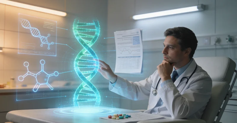 鹤岗家庭与医生共同查看解读检测