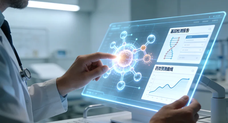 专业检测实验室内的基因测序仪正