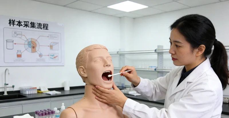 瑞丽女性进行无创基因检测采样