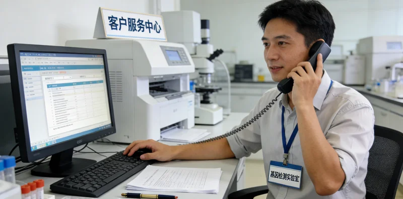 宜城中年女性文员得知基因检测结