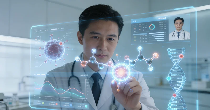 盘州专业医生在办公室为患者解读