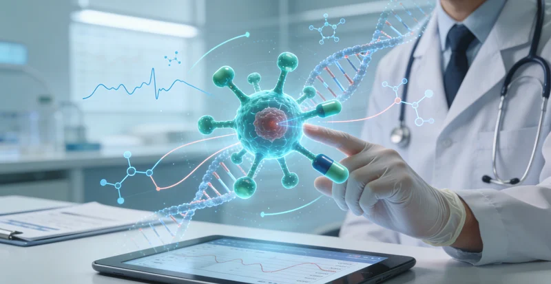深圳医生与患者共同查看基因报告