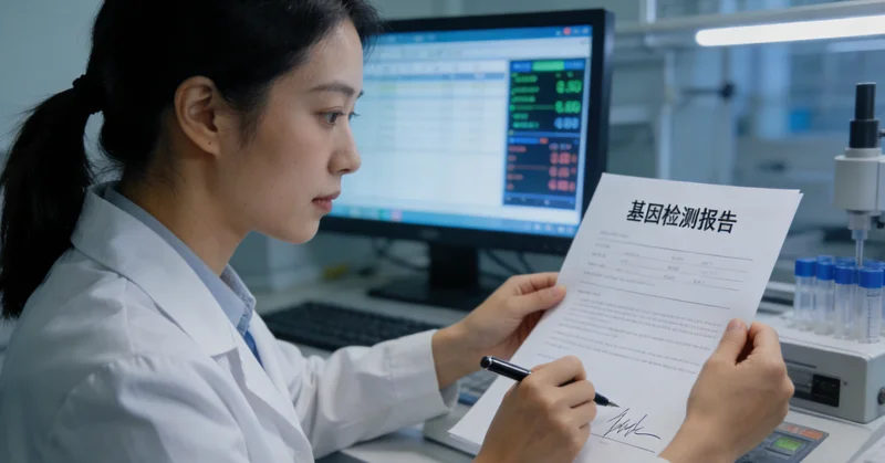 吴忠家庭与医生讨论基因检测报告