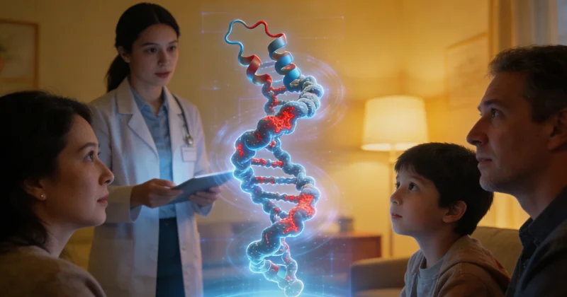 额济纳夫妇进行遗传咨询