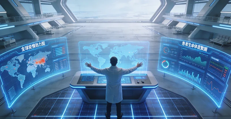 威海基因检测实验室内部工作场景