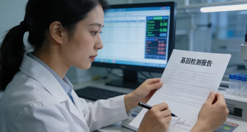 开封基因检测报告示例与专业解读