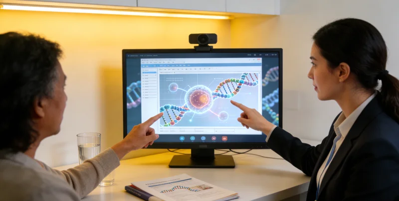 南雄家庭围坐一起讨论家族健康史