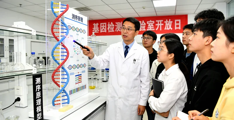 基因与健康管理科普知识示意图
