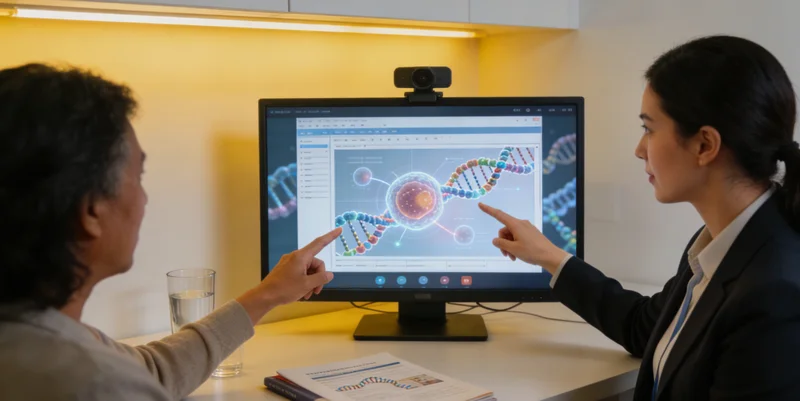 东苏旗遗传咨询师与居民沟通基因