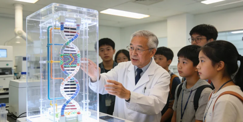 宝鸡遗传咨询医生向家庭讲解基因