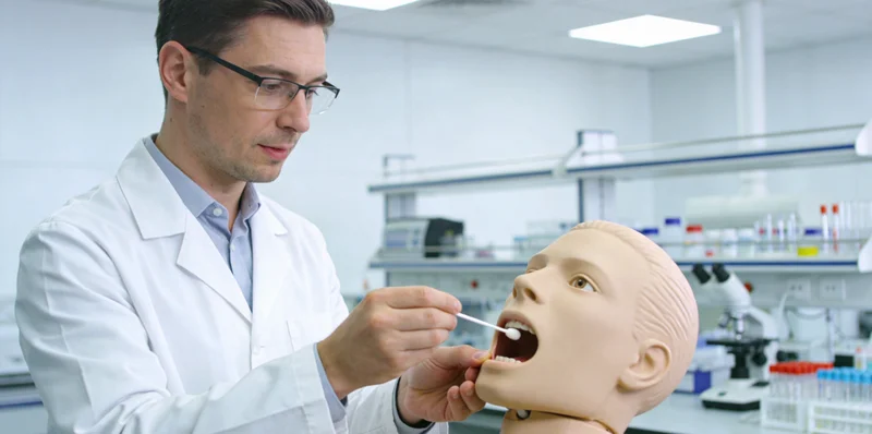 崇左女性进行无痛基因检测采样示