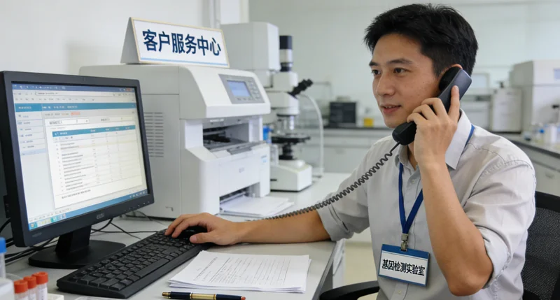 大安家庭进行健康遗传咨询场景