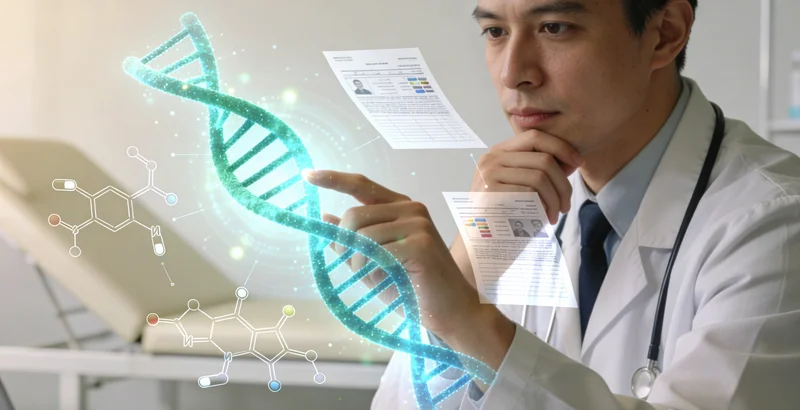 瑞金家庭共同查看基因检测报告并