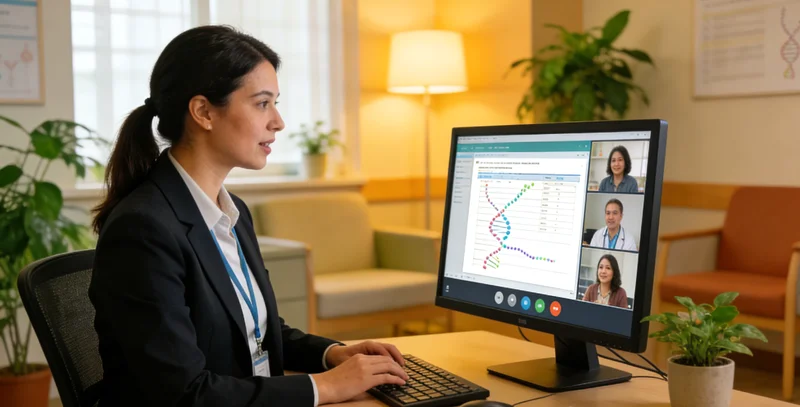 正蓝遗传咨询师为家庭解读基因报