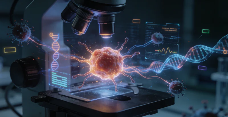 额济纳子宫内膜癌病理切片显微结