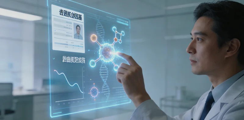 邢台医生向患者解读基因检测报告